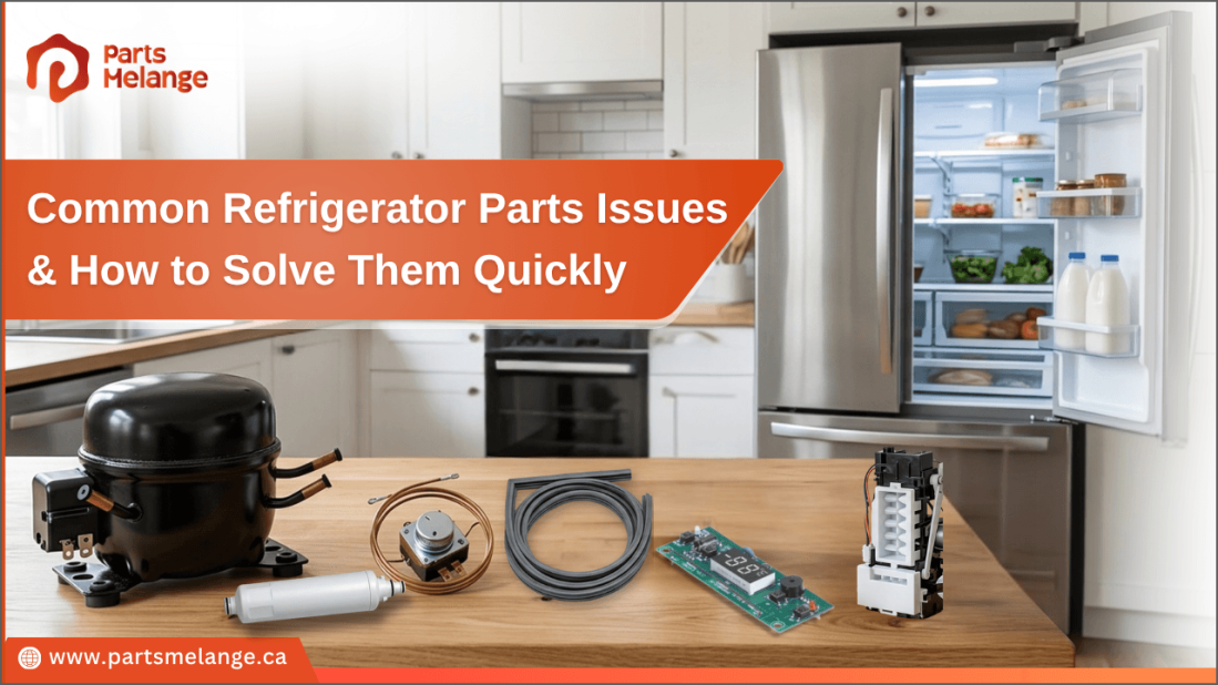 10 Common Refrigerator Parts Issues & How to Solve Them Quickly