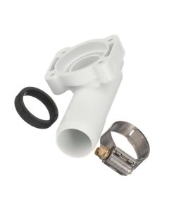 Whirlpool 206638 Siphon Break With Seal & Clam for Washing Machine