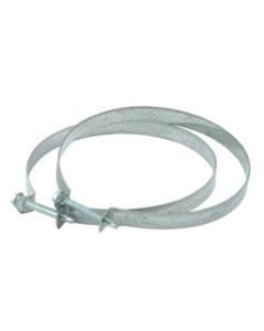 Whirlpool 4396008RP 4" Steel Venting Clamps (2pk) for Dryer