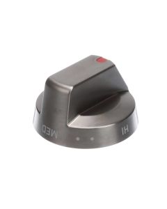 Samsung DG64-00473B Burner Knob Stainless Steel Black for Range