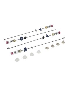 Whirlpool W10440786 Suspension Rods Kit Pack of 4 for Washer