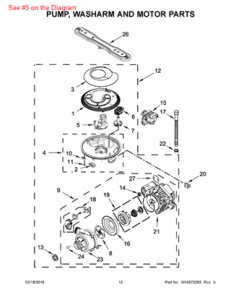 Whirlpool W10463892 Cover for Dishwasher