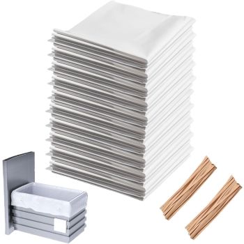 Whirlpool W10165293RB 18" Bags (Pack of 60) for Trash Compactor